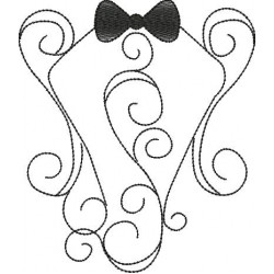 Stickdatei - Brautkleid